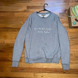 Burberry Crewneck with “Burberry” printed on front